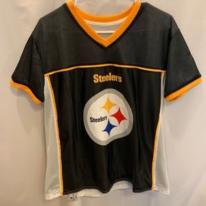NFL Pittsburgh Steelers Flag Play USA Football Jersey Shirt Size M